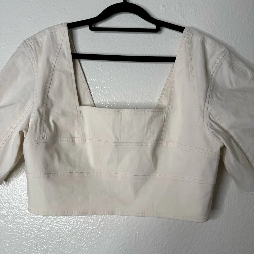 A.L.C. Linen Blend Gianna Top size 12